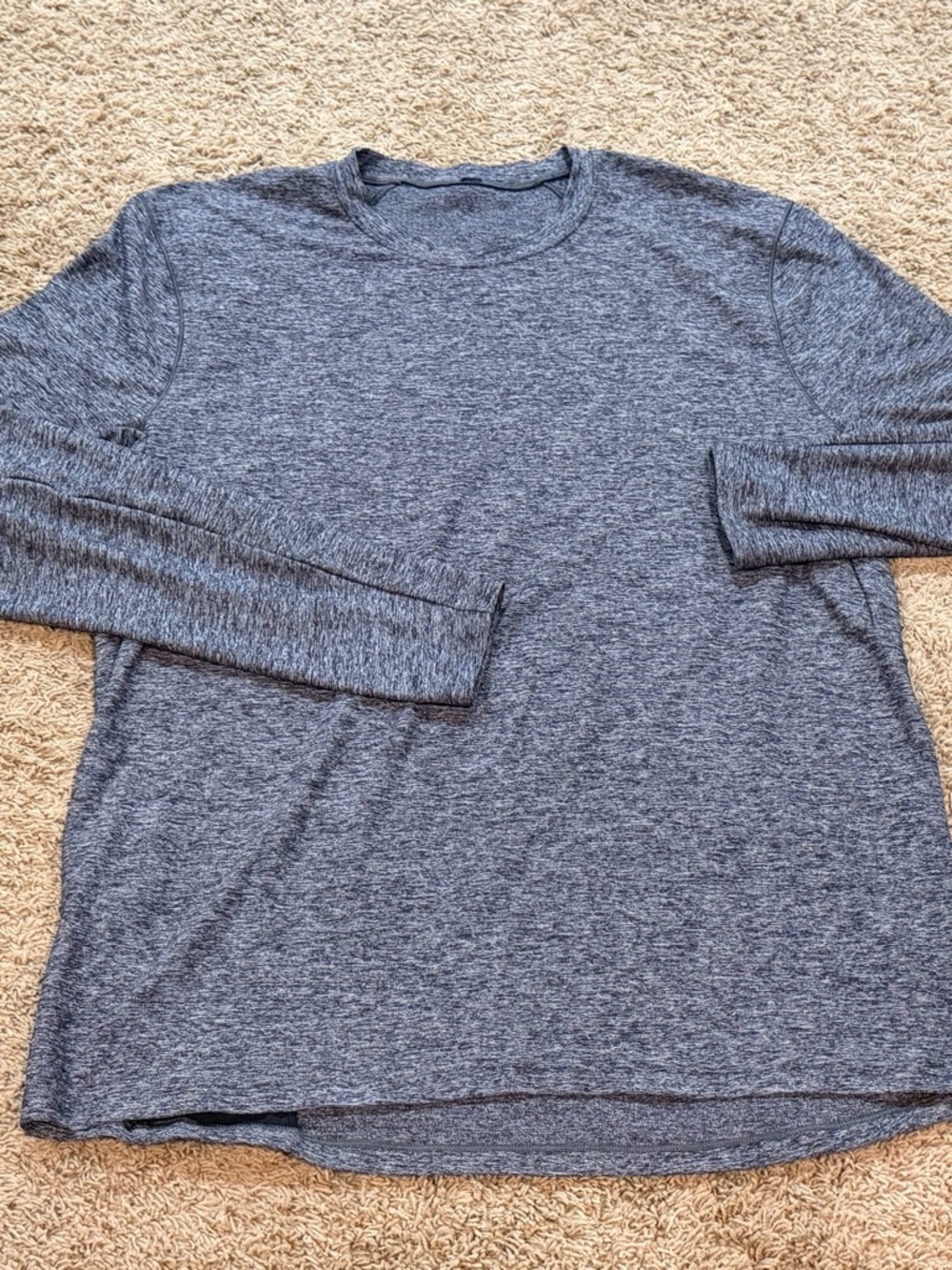 Lululemon Men’s Surge Rulu Reflective Long Sleeve Shirt (Hidden Zip Pocket) XL